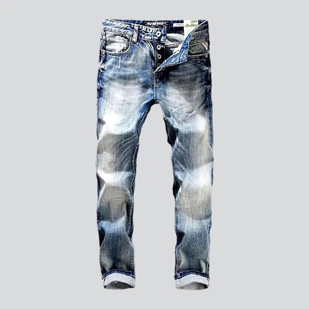 Sanded vintage jeans
 for men | Jeans4you.shop