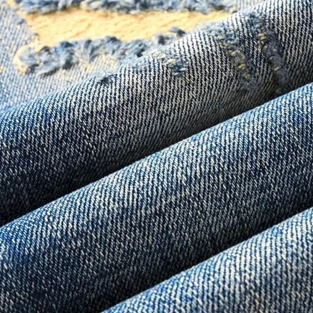Sanded distressed jeans
 for men