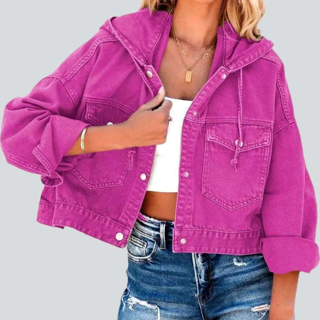 Short vintage jean jacket
 for ladies | Jeans4you.shop