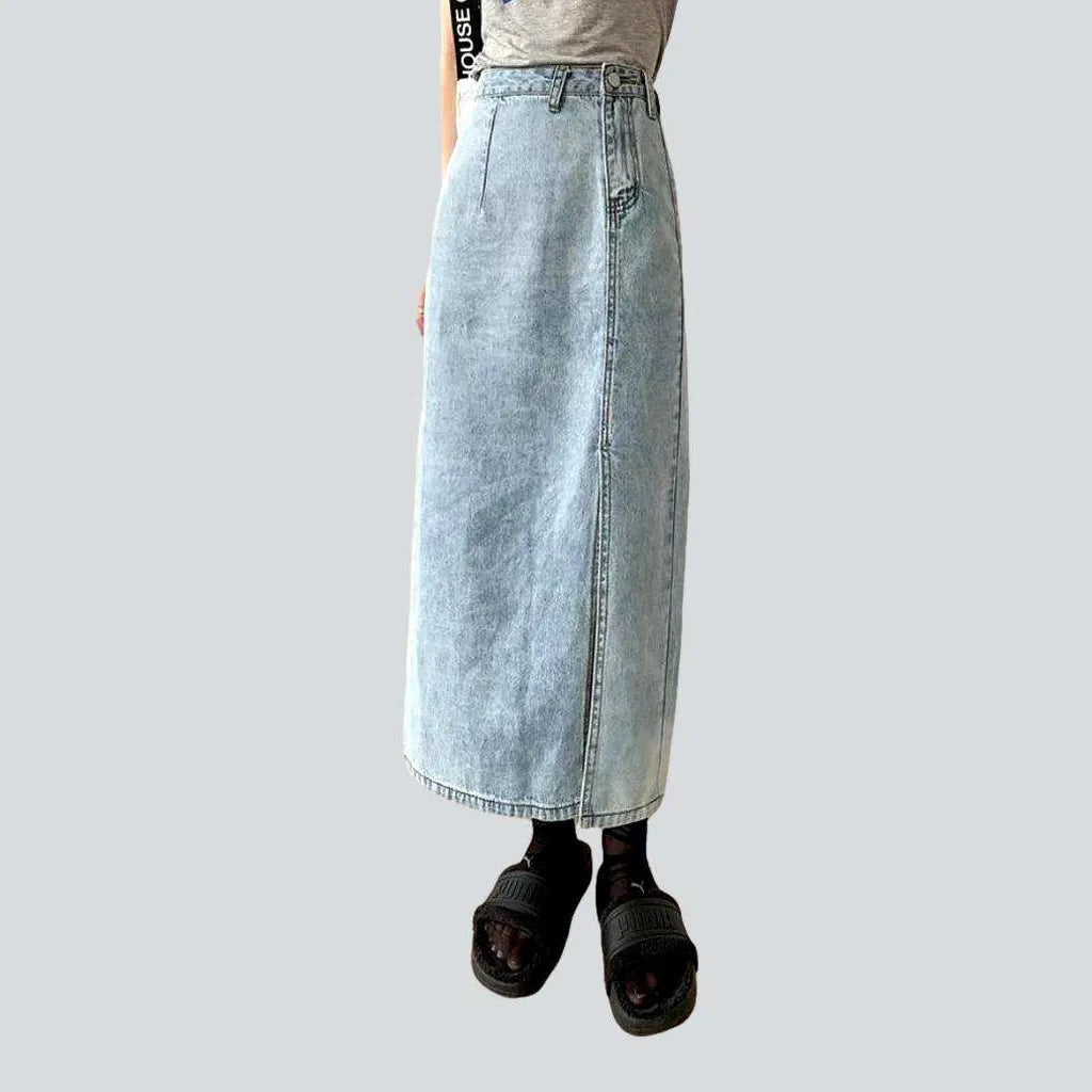 Side split women's denim skirt | Jeans4you.shop