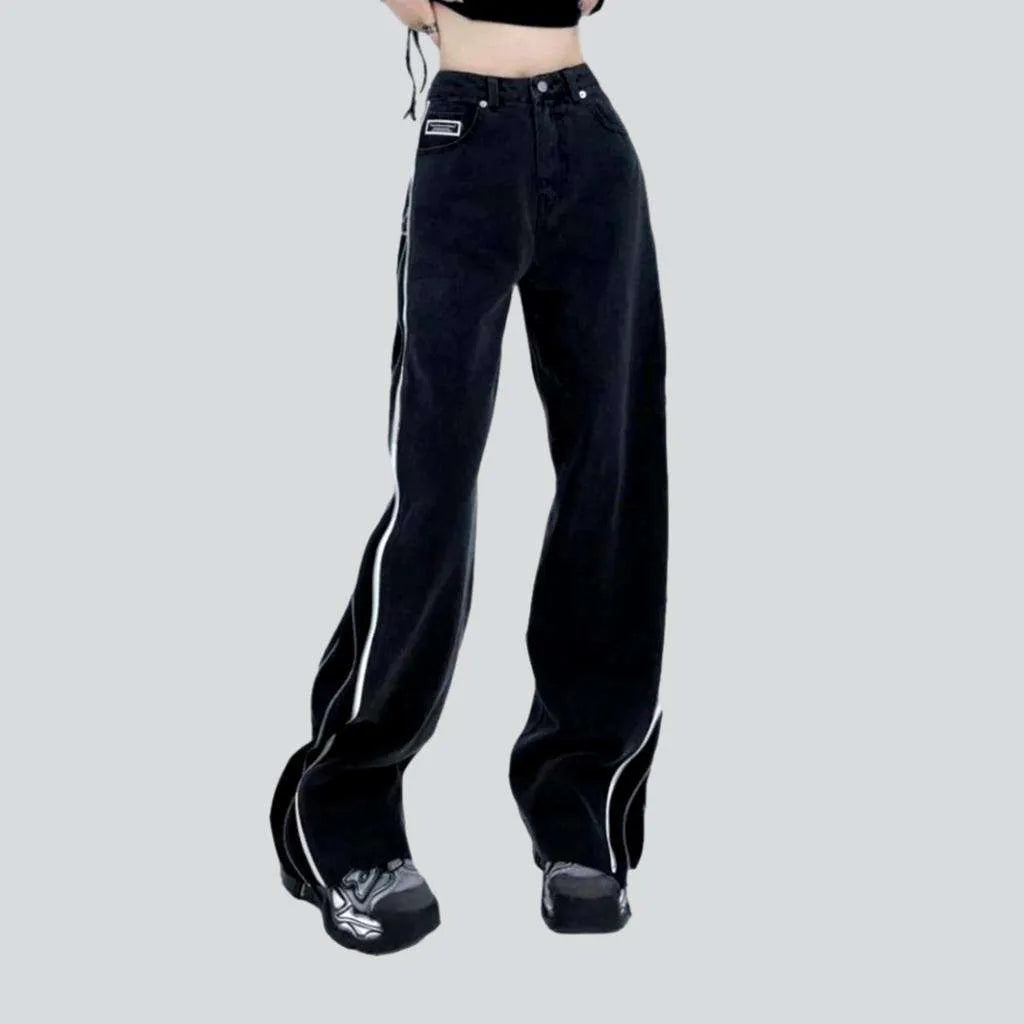 Side zippers street jeans | Jeans4you.shop