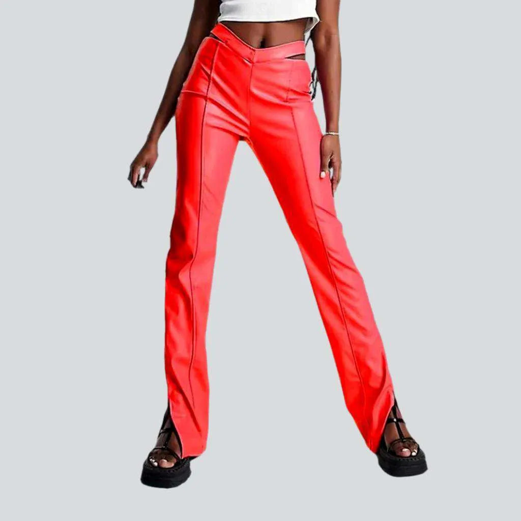 Slim front-seams women's denim pants | Jeans4you.shop