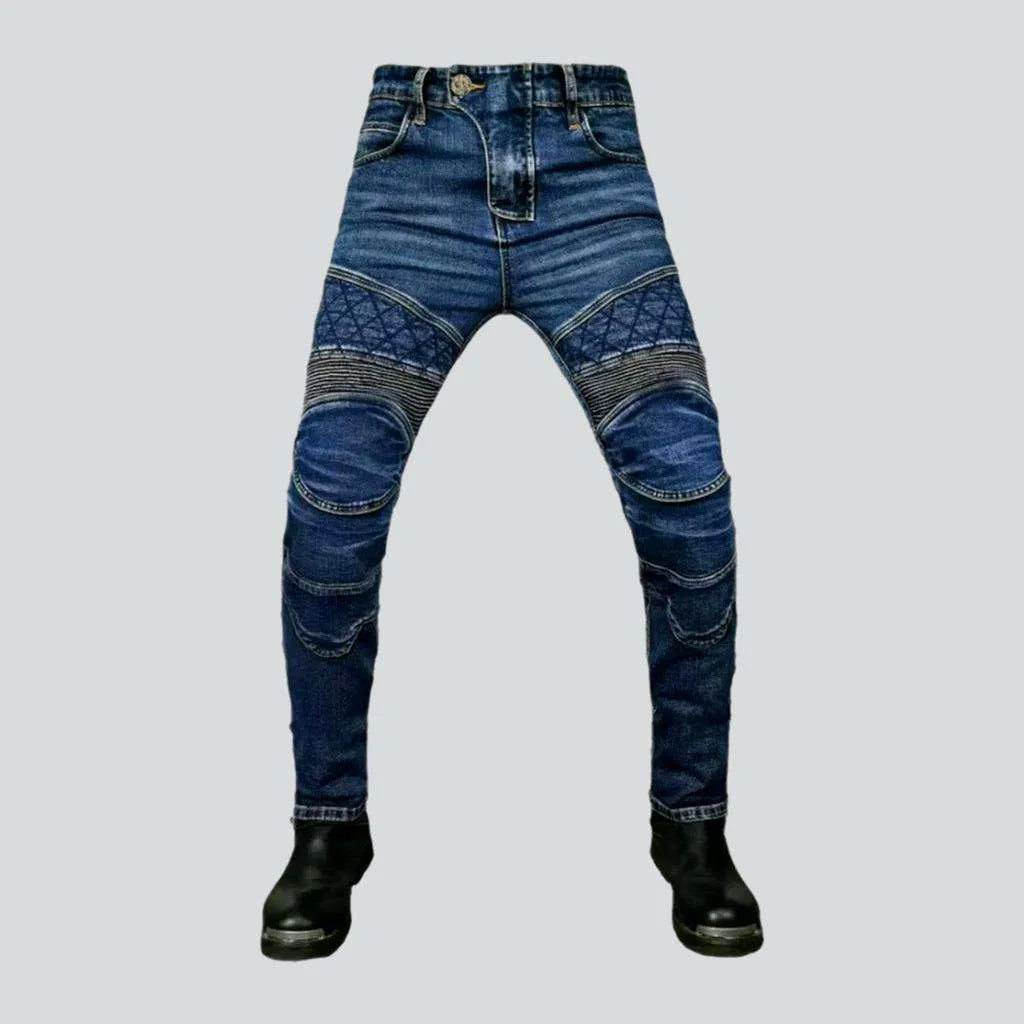 Slim men's biker jeans | Jeans4you.shop