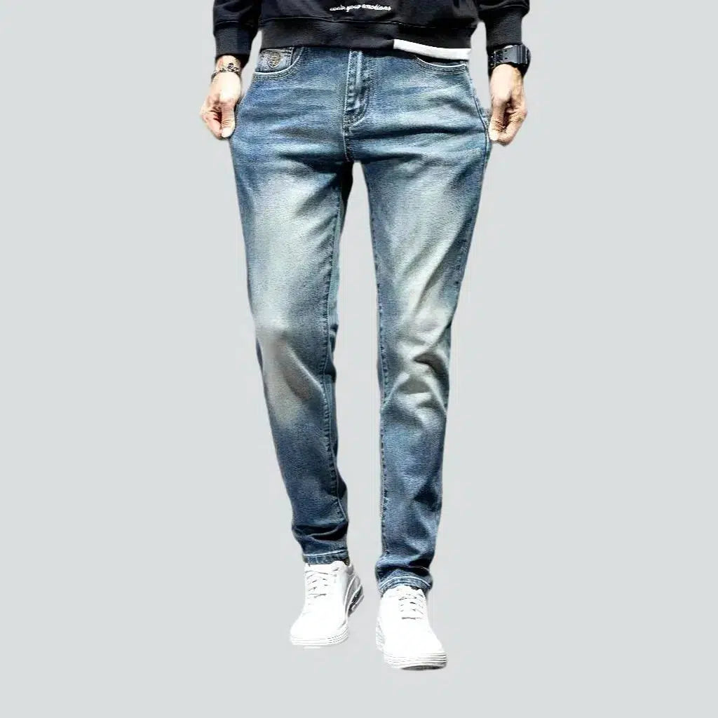 Slim men's sanded jeans | Jeans4you.shop