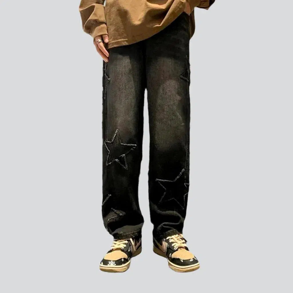 Stars men's sanded jeans | Jeans4you.shop