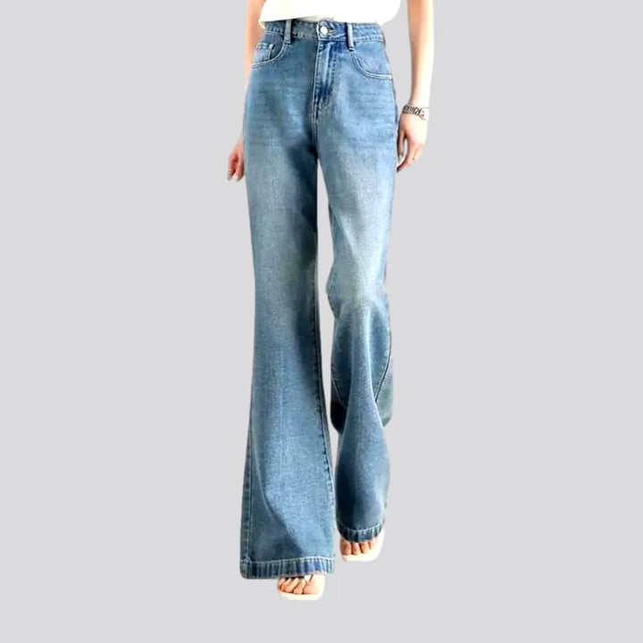 Stonewashed high-waist jeans
 for ladies | Jeans4you.shop