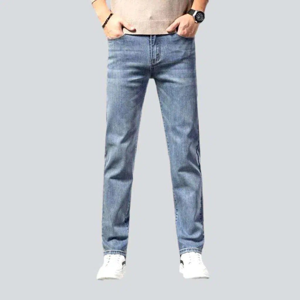 Stonewashed men's high-waist jeans | Jeans4you.shop
