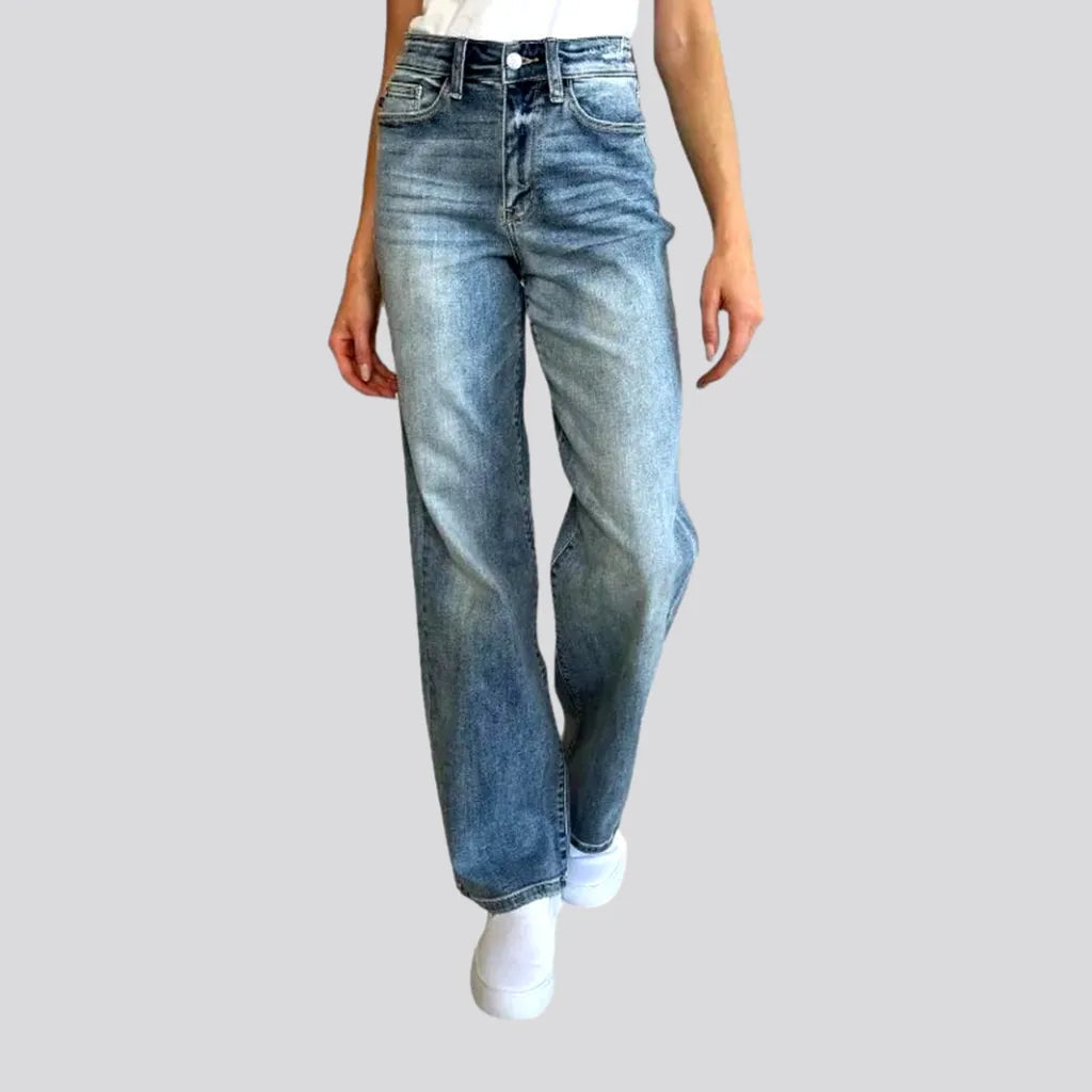 Stonewashed women's 90s jeans | Jeans4you.shop