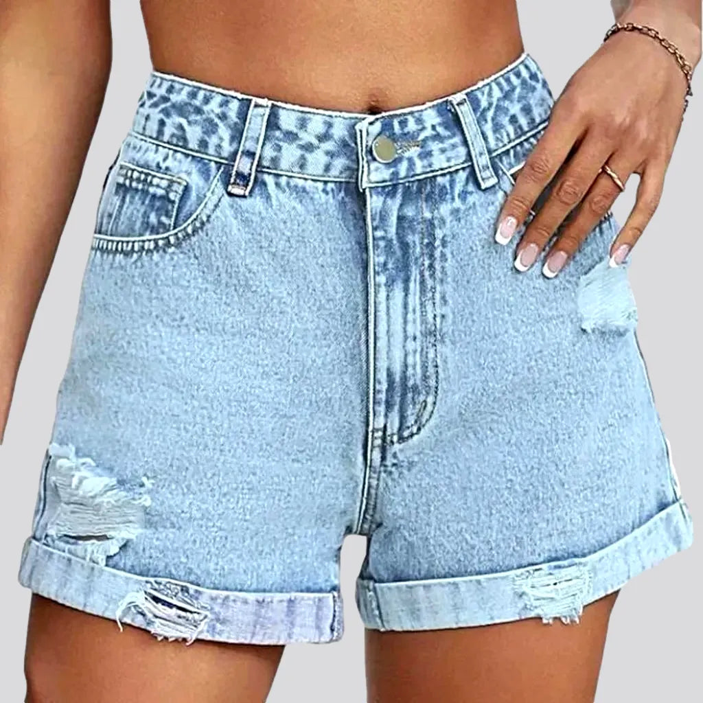 Straight jeans shorts
 for women | Jeans4you.shop