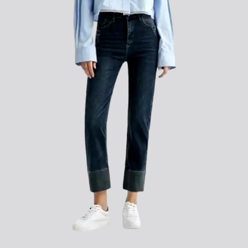 Straight women's dark-wash jeans | Jeans4you.shop