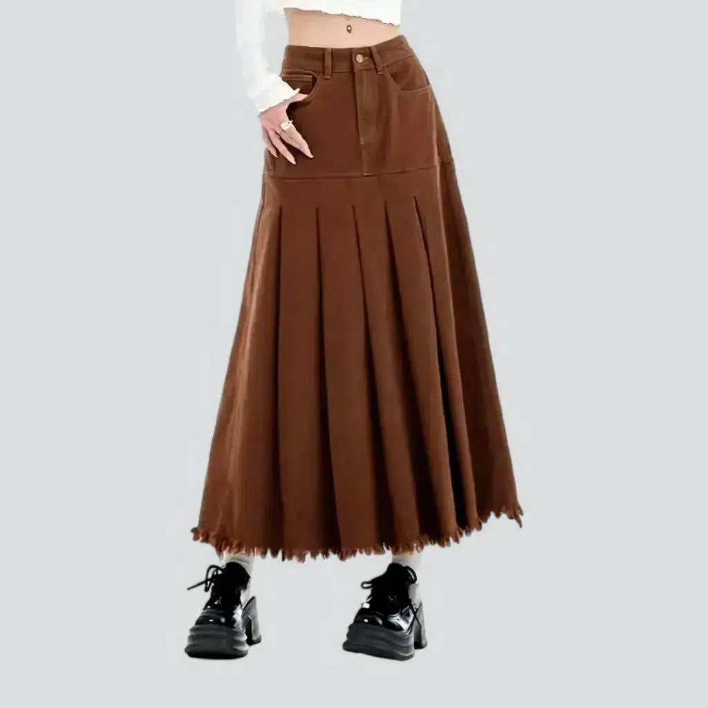 Street color women's jean skirt | Jeans4you.shop