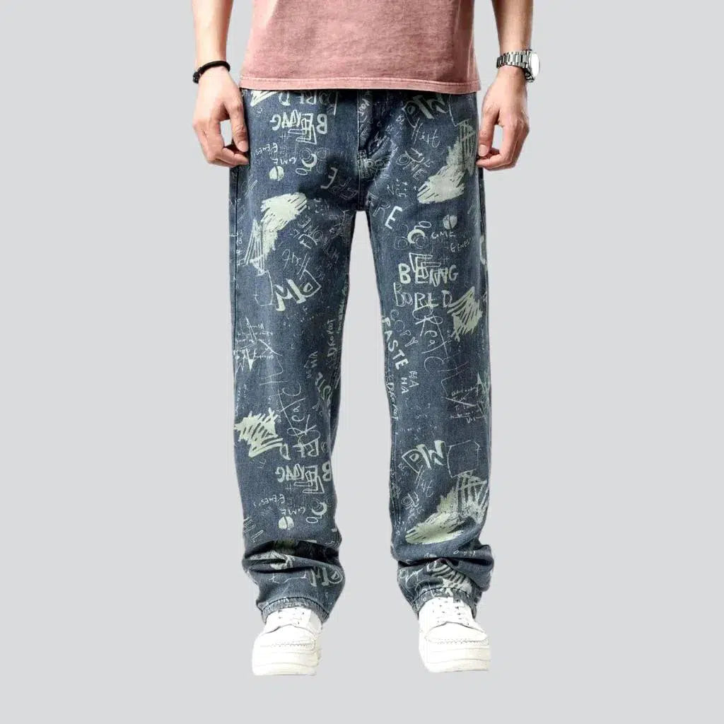 Street painted jeans
 for men | Jeans4you.shop