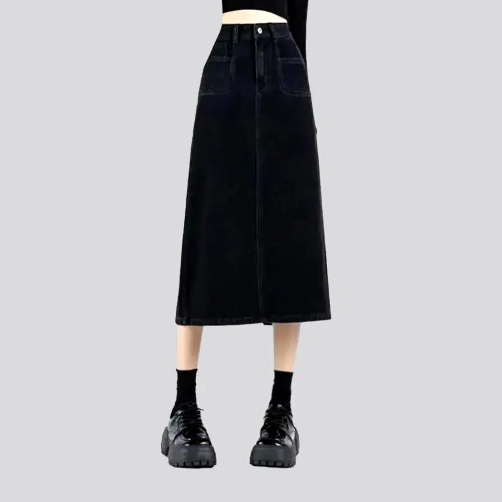 Street sanded women's jean skirt | Jeans4you.shop