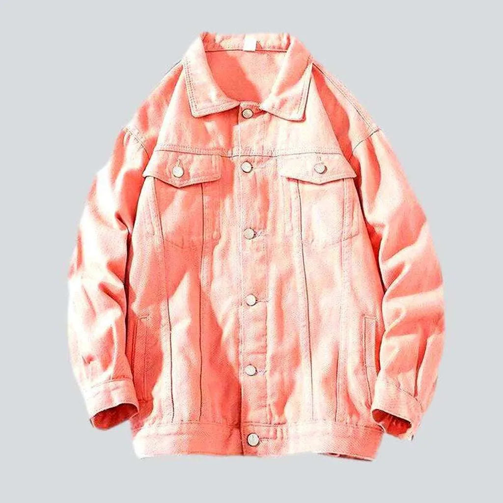 Super oversized color denim jacket | Jeans4you.shop