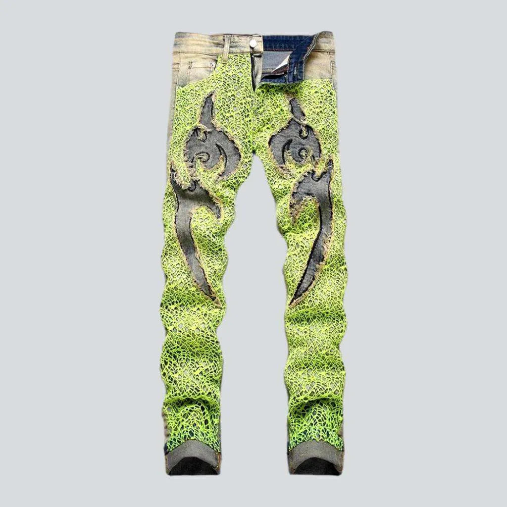 Vintage acid men's green jeans | Jeans4you.shop