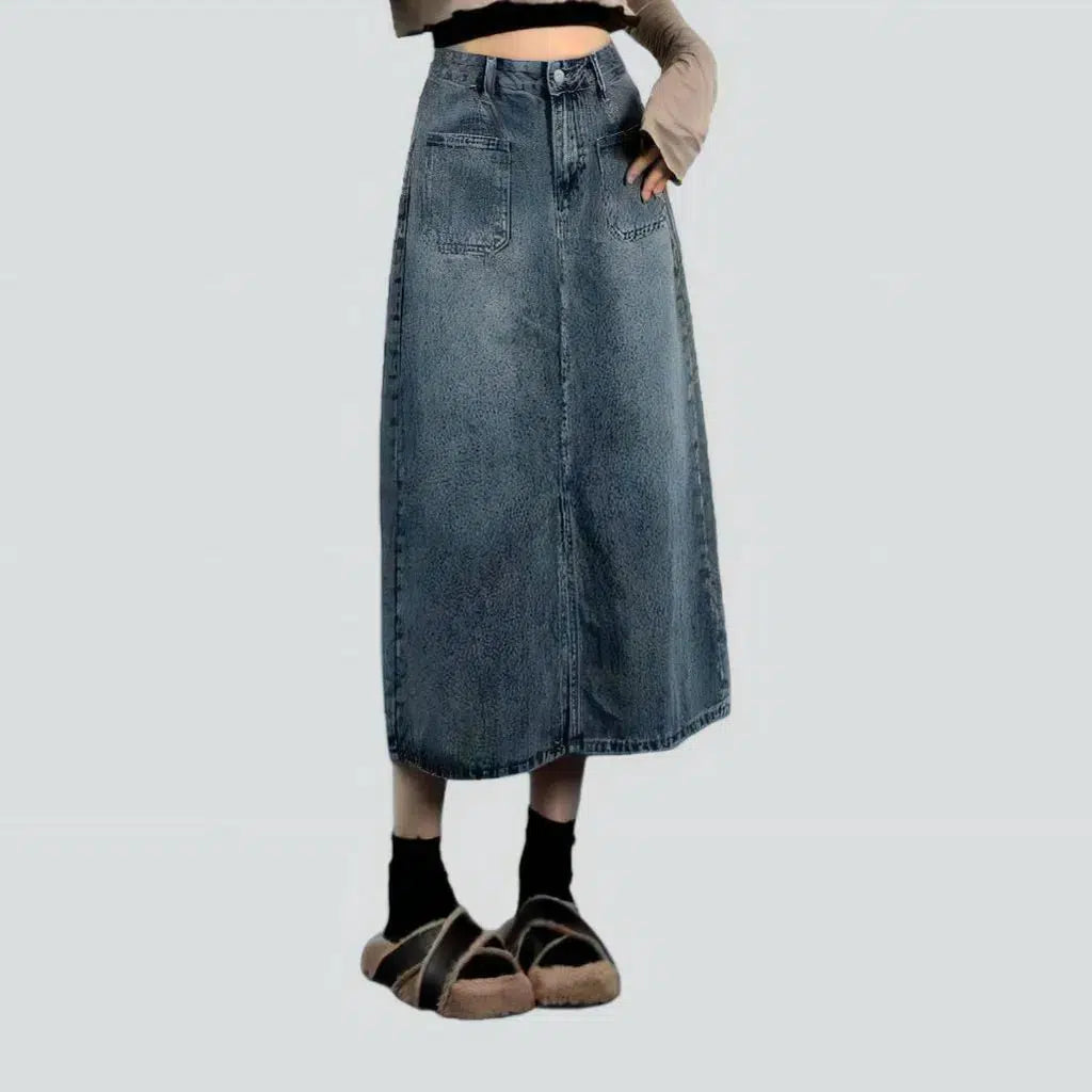 Vintage denim skirt
 for ladies | Jeans4you.shop