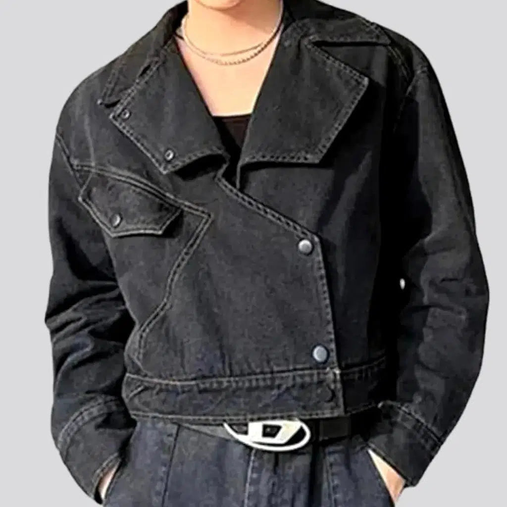 Vintage layered men's jean jacket | Jeans4you.shop