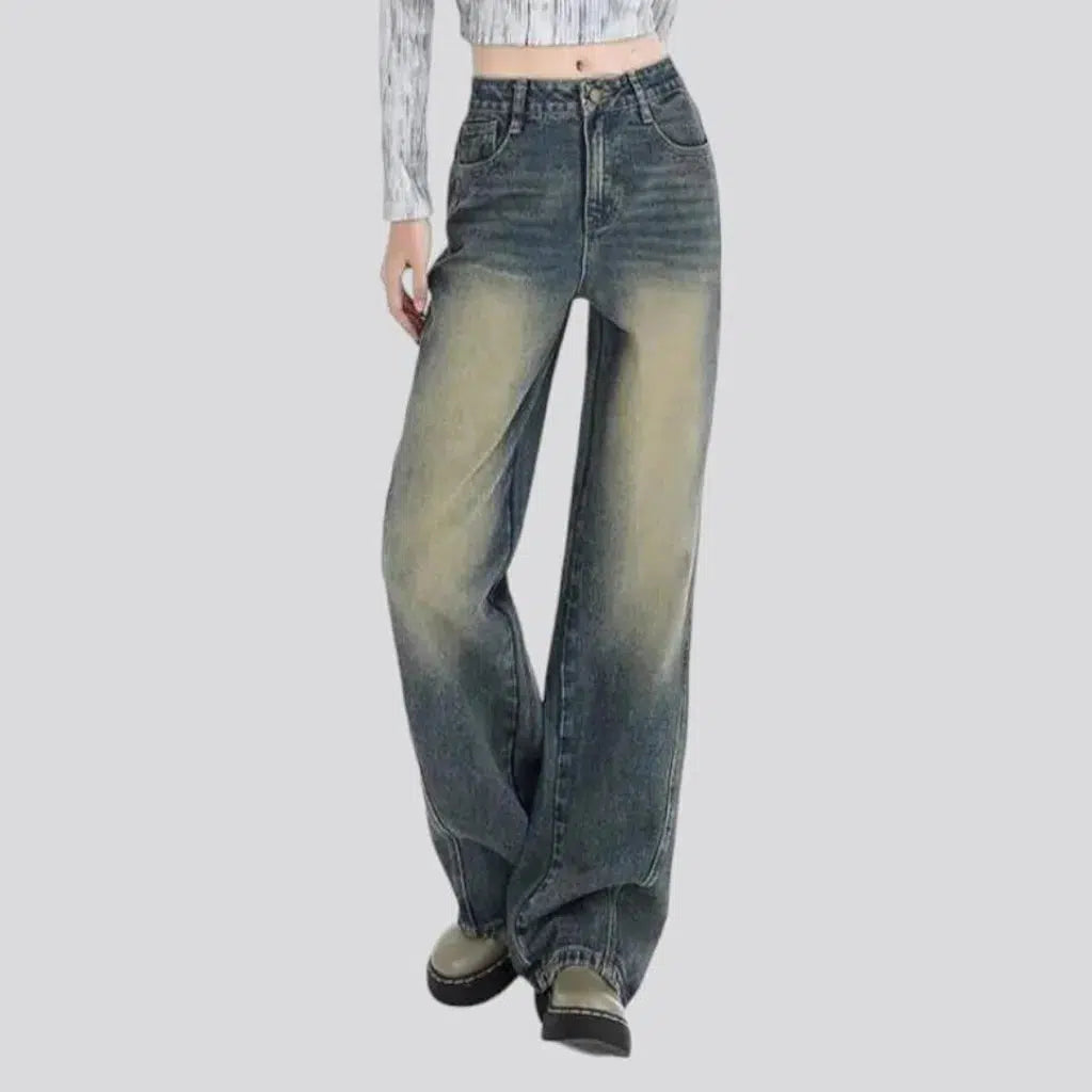 Vintage medium-wash jeans
 for ladies | Jeans4you.shop