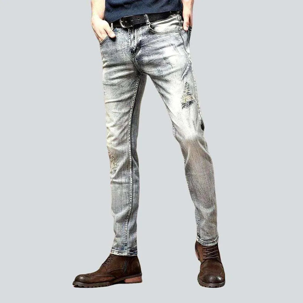 Vintage wash trendy men's jeans | Jeans4you.shop