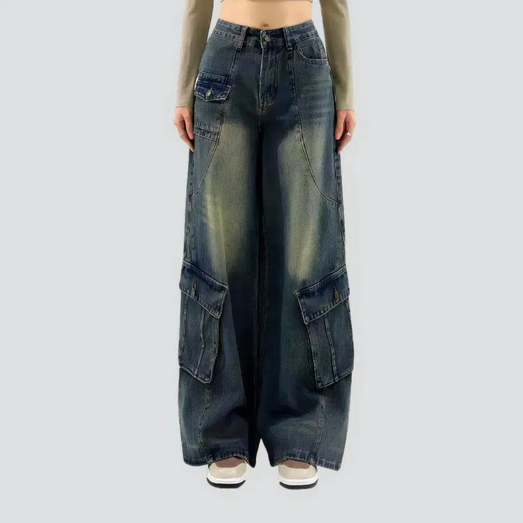 Vintage women's sanded jeans | Jeans4you.shop