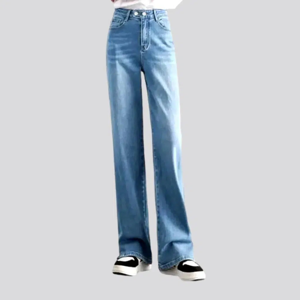 Whiskered light-wash jeans
 for ladies | Jeans4you.shop