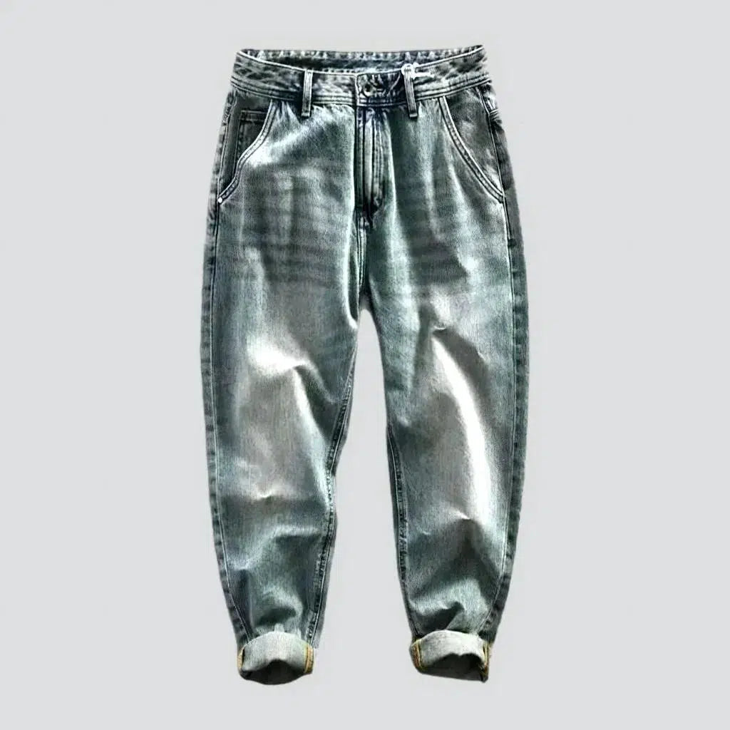 Whiskered men's light-wash jeans | Jeans4you.shop