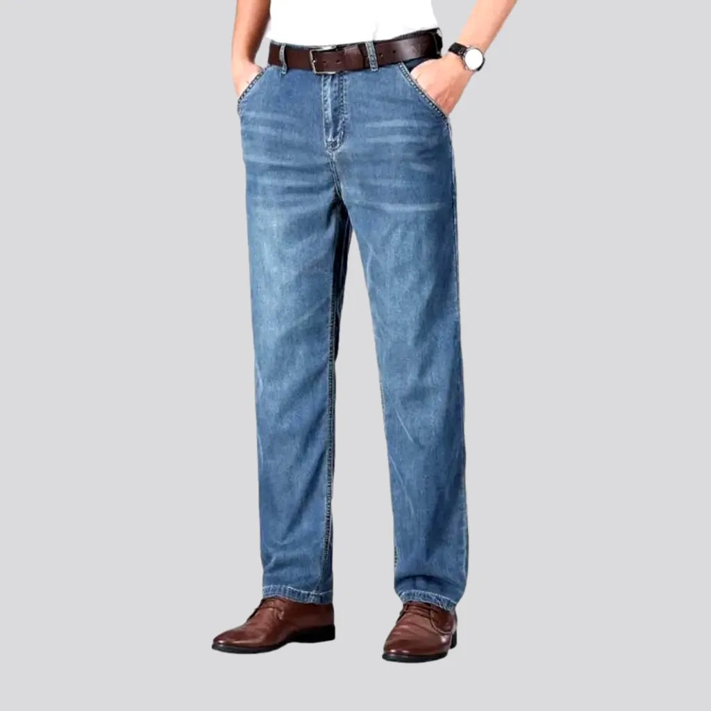 Whiskered men's straight jeans | Jeans4you.shop
