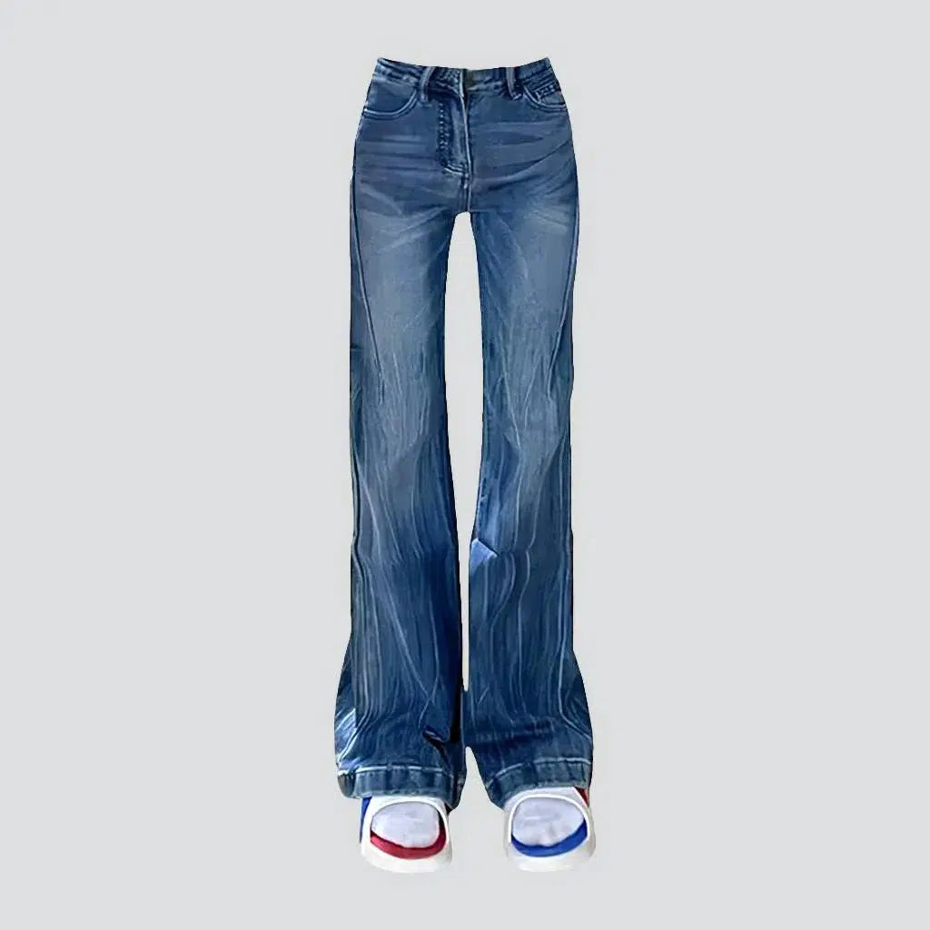 Wide-leg street jeans
 for ladies | Jeans4you.shop