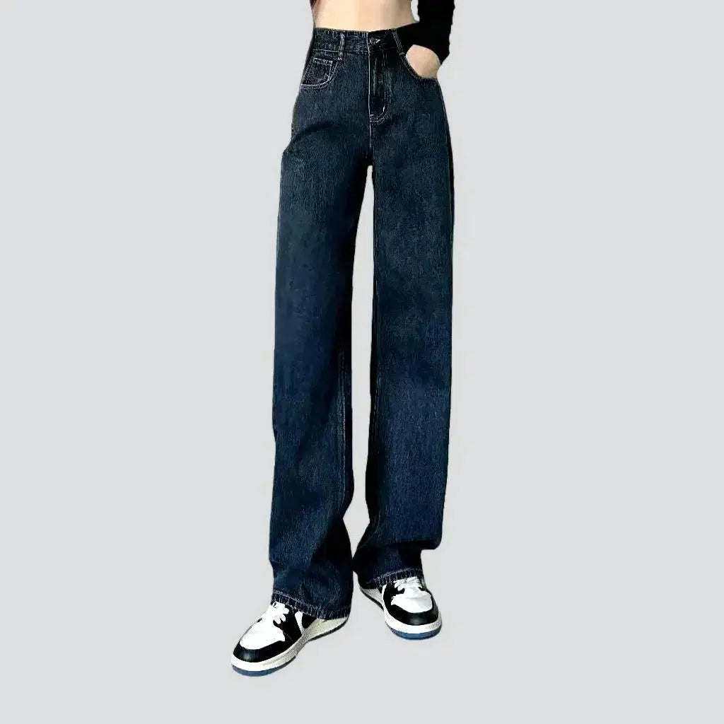 Wide-leg women's high-waist jeans | Jeans4you.shop