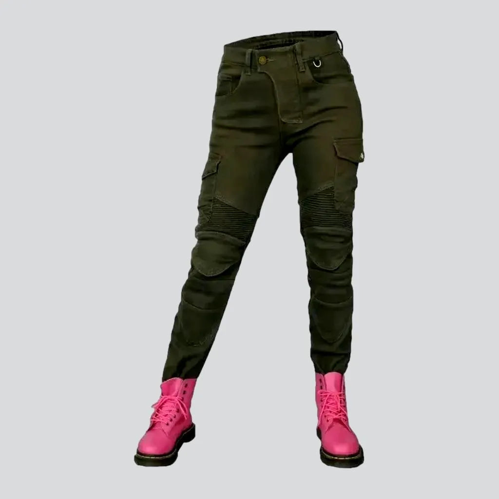 Winter women's biker jeans | Jeans4you.shop