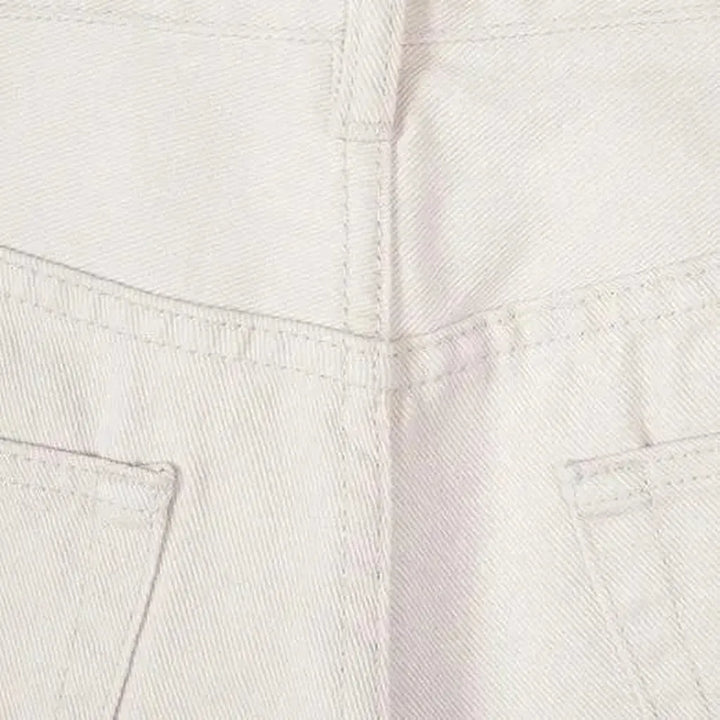 High-waist mid-weight jeans
 for men