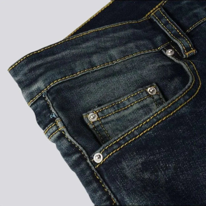 Distressed grunge jeans
 for men