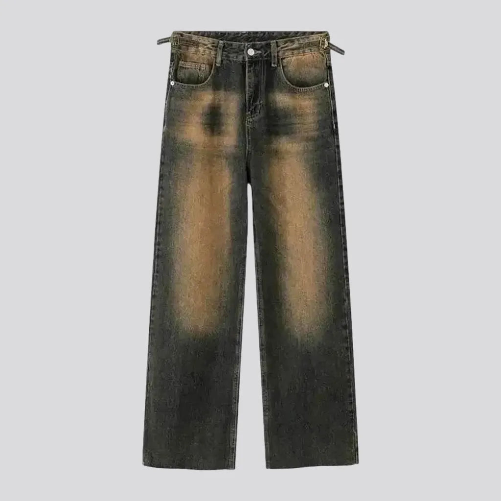 Abraded 90s Style Slouchy Men's Jeans | Jeans4you.shop