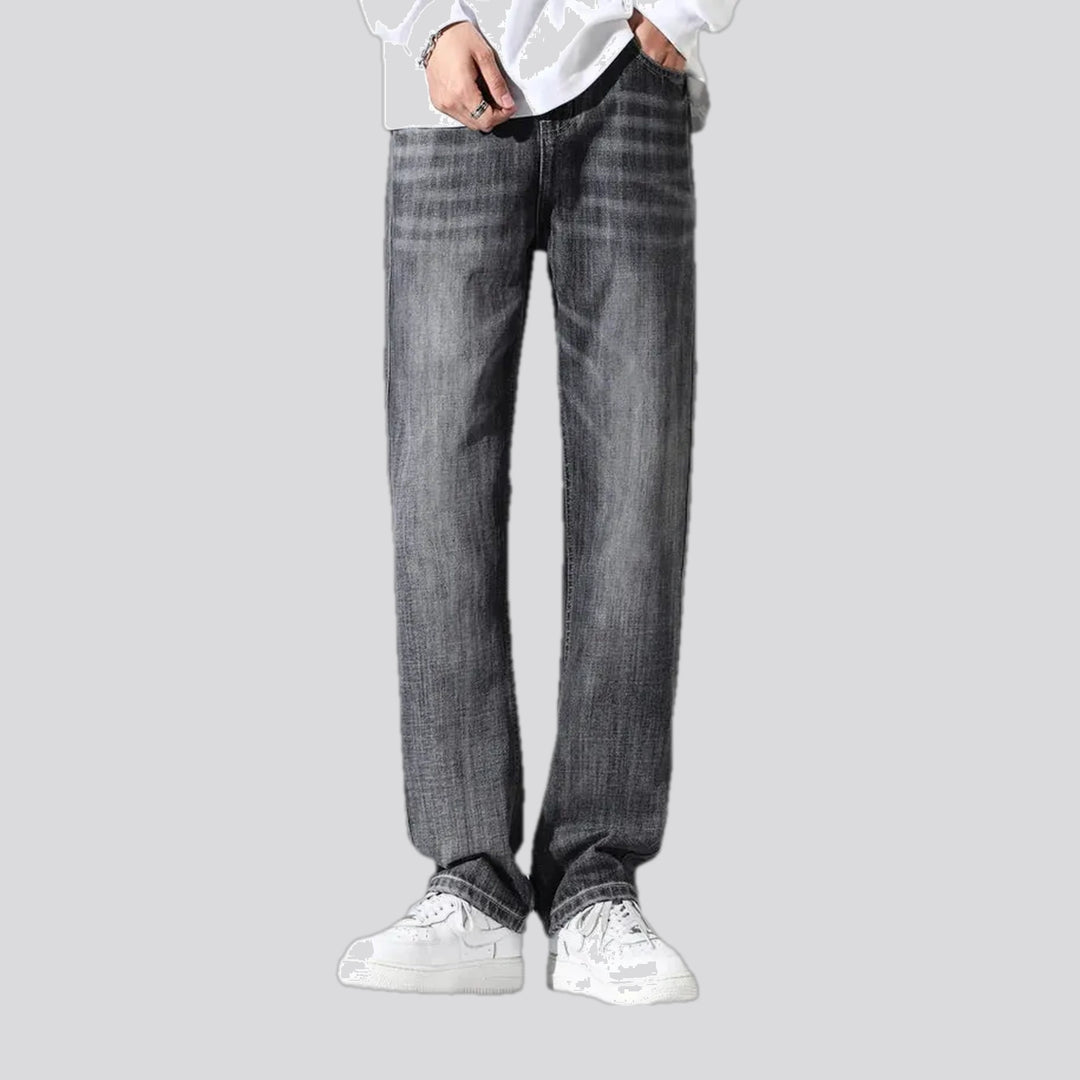 Abraded Stonewashed Casual Men's Jeans | Jeans4you.shop