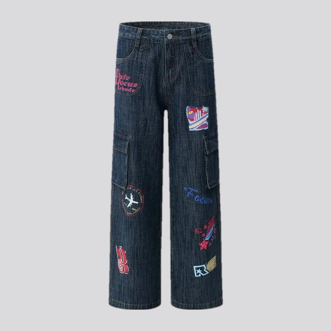 Artistic Wide Fit Fashionable Men's Jeans | Jeans4you.shop