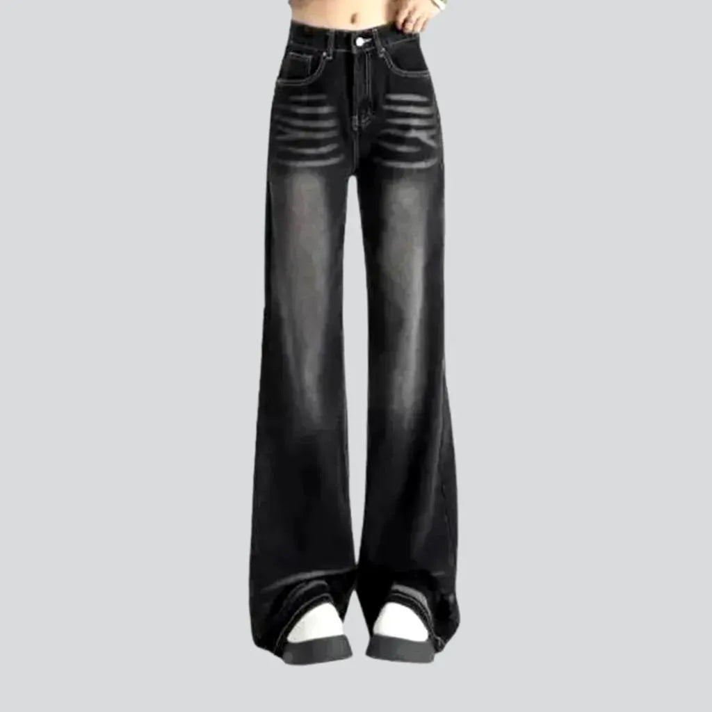 High waist women's jeans