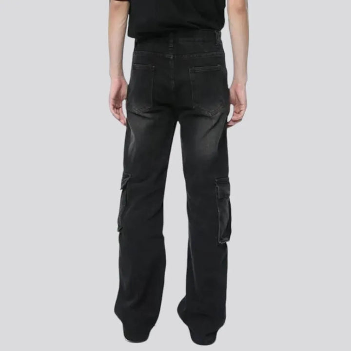 Elevated men's rise jeans