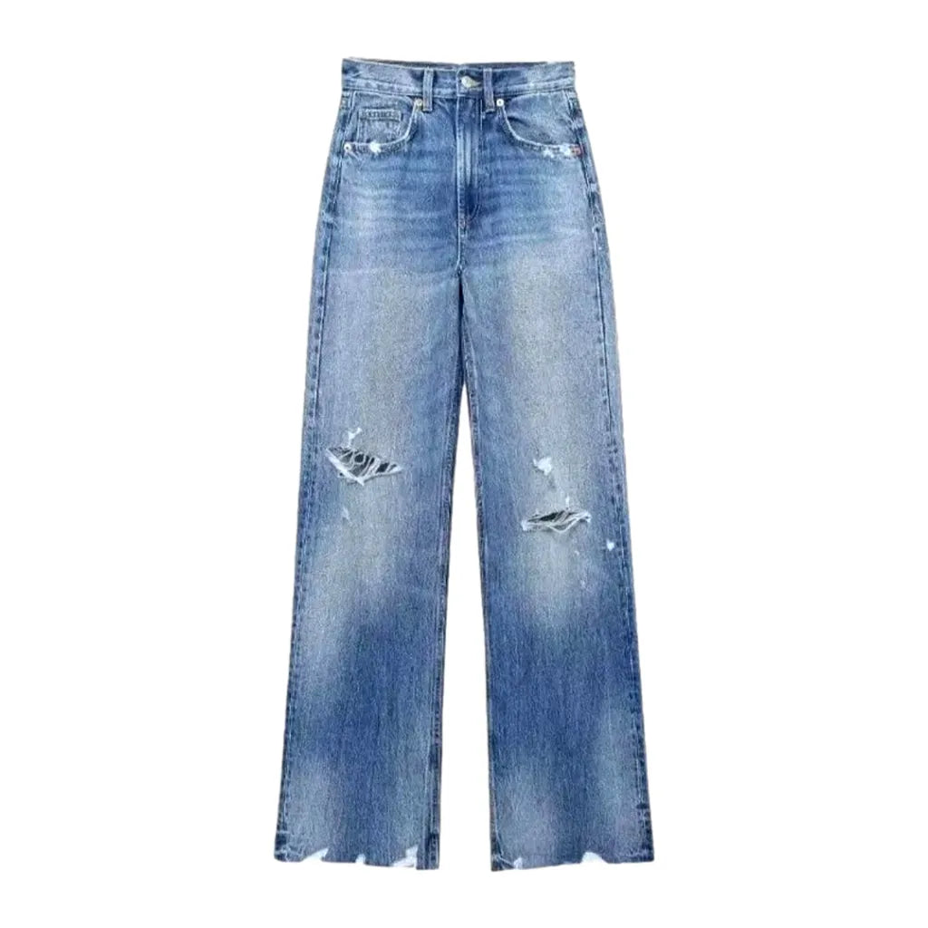 High Fashion Women's Jeans - Light Blue