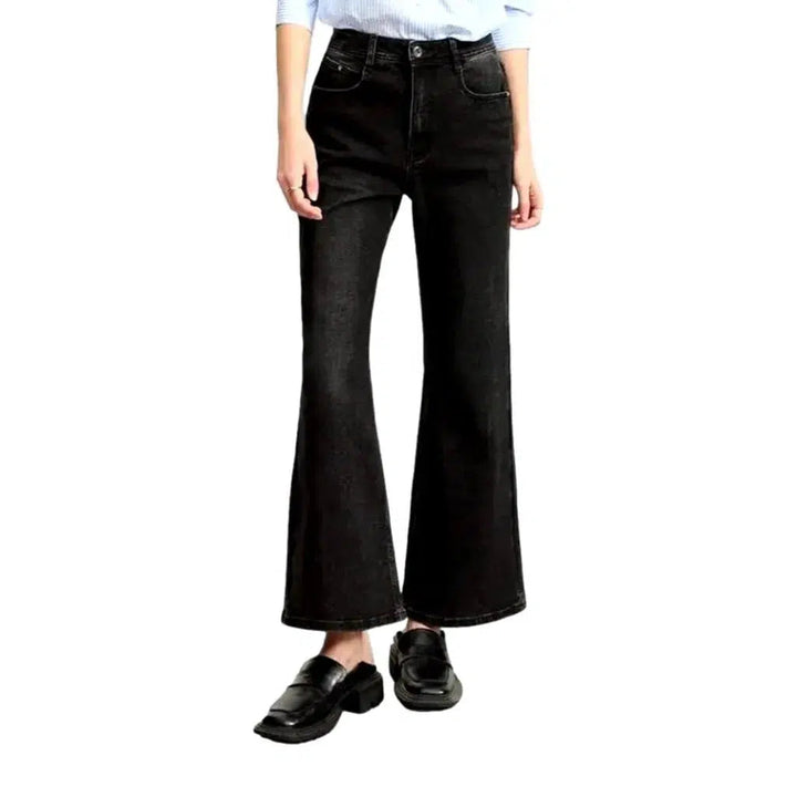 Black bootcut jeans
 for ladies