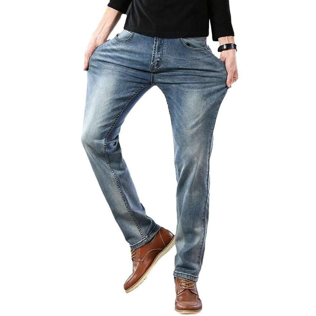 Blue casual jeans for men