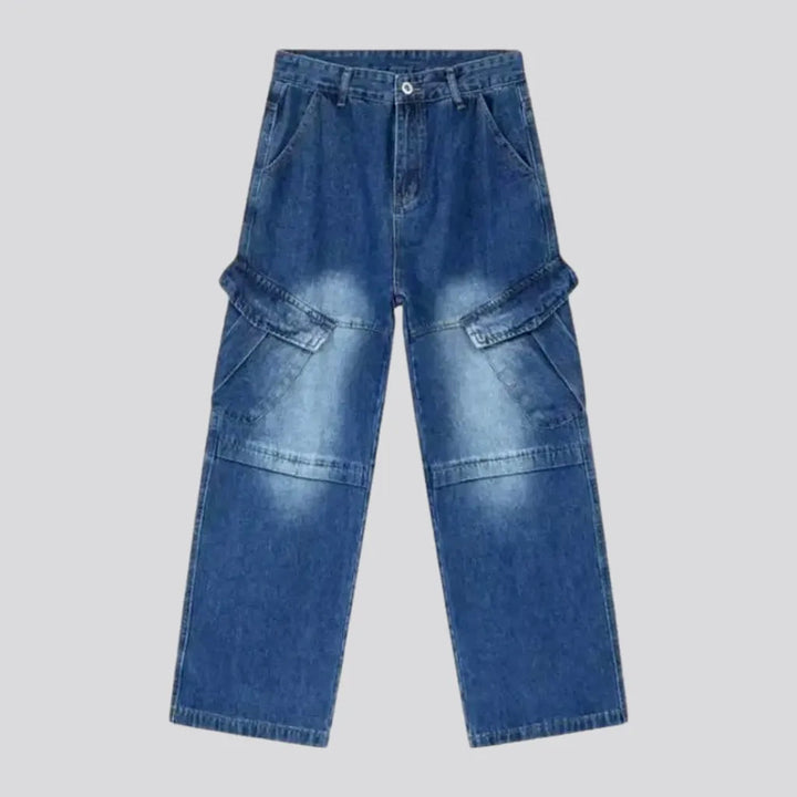 Boho Cargo Pockets Men's Jeans | Jeans4you.shop