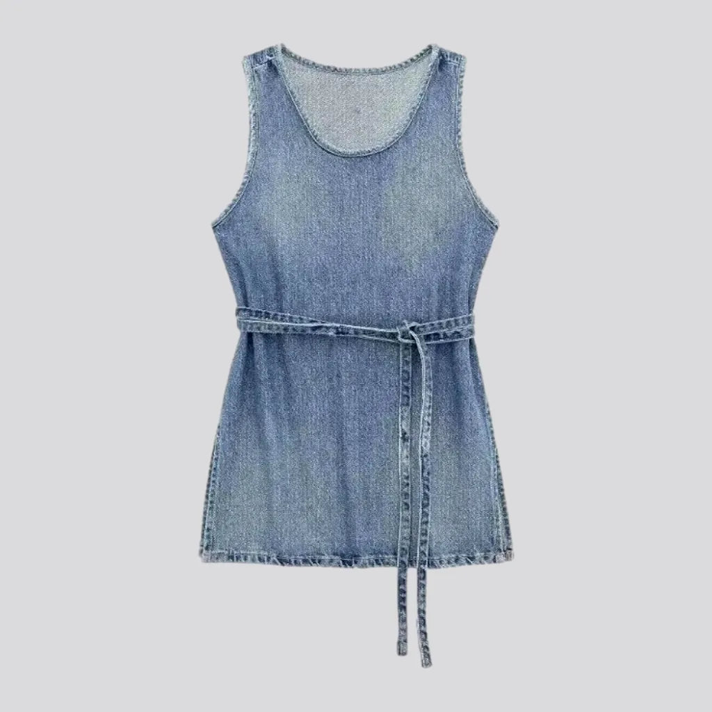 Boho Mini Denim Dress | Jeans4you.shop