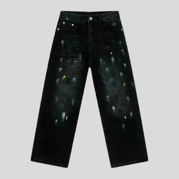 Boho Painted Vintage Men's Jeans | Jeans4you.shop