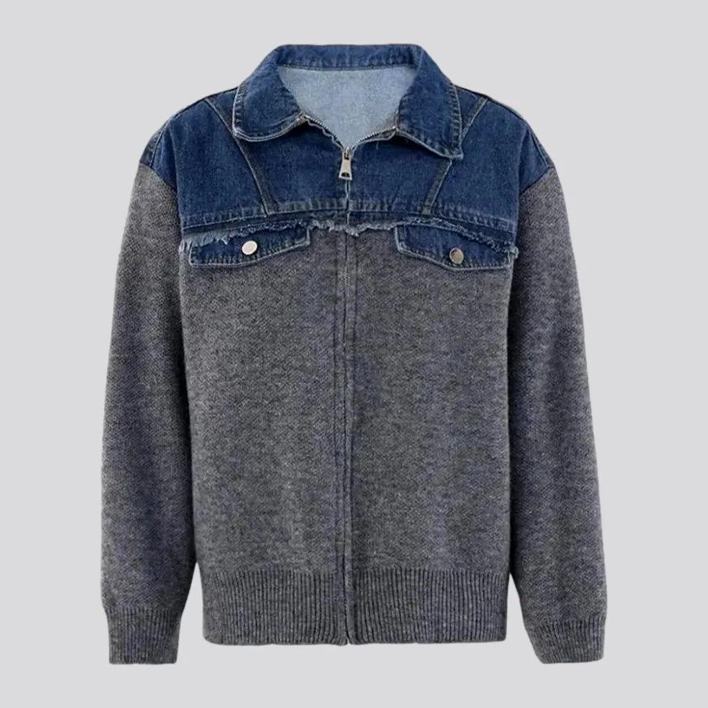 Boho Style Denim Cardigan for Women | Jeans4you.shop