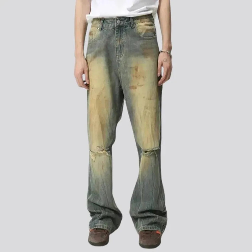 Vintage boho men's jeans