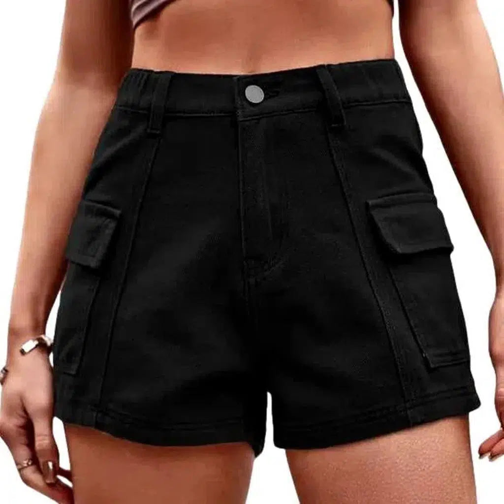 Cargo fashion women's jean shorts