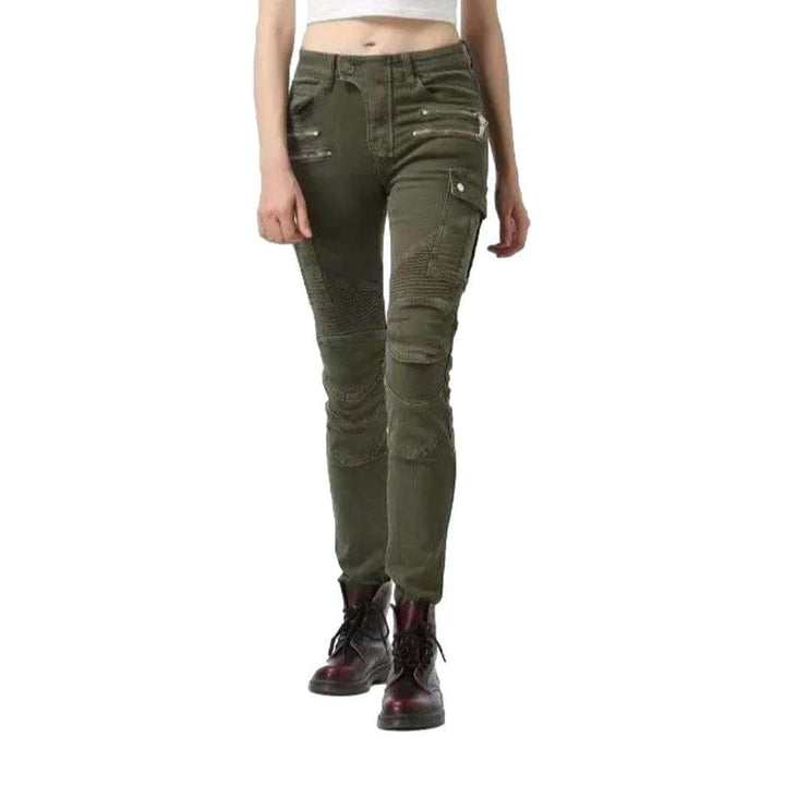 Cargo protective motorcycle jeans