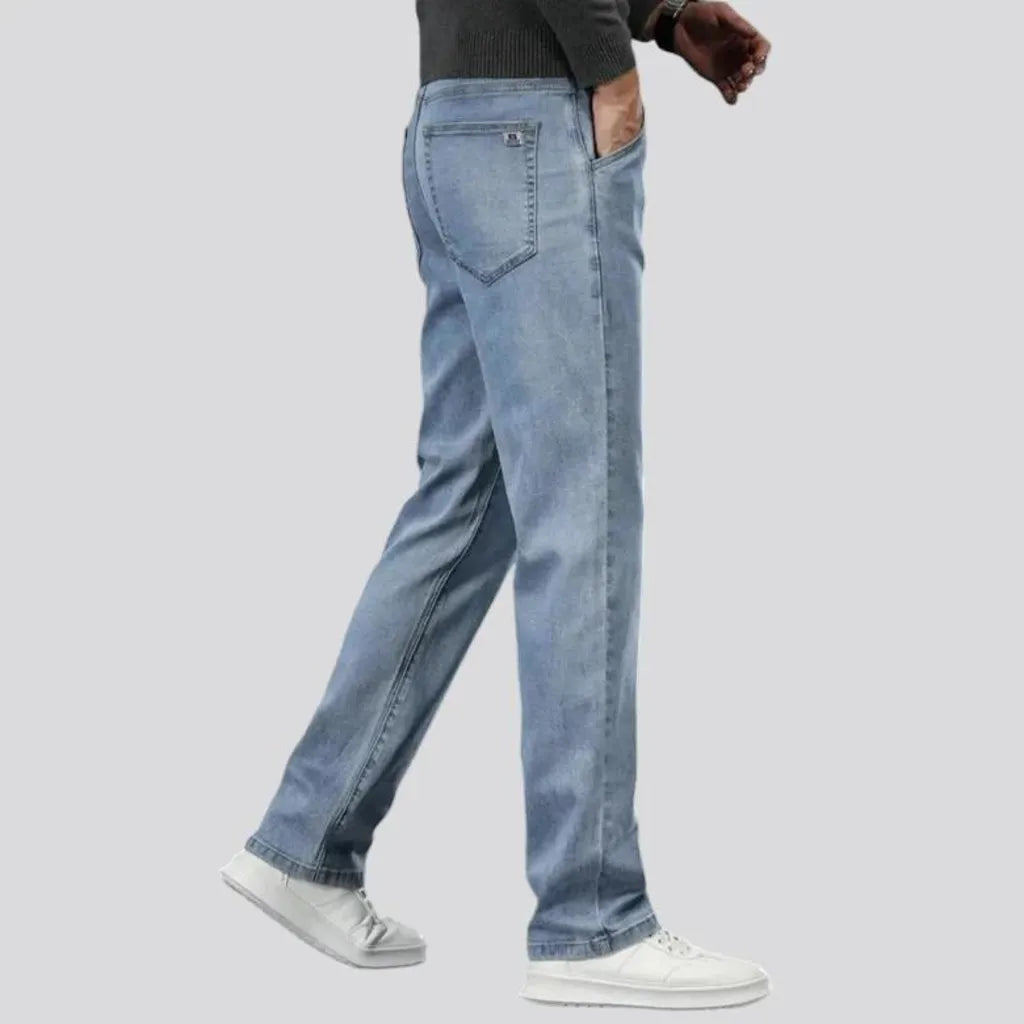 High-rise straight fit vintage men's jeans