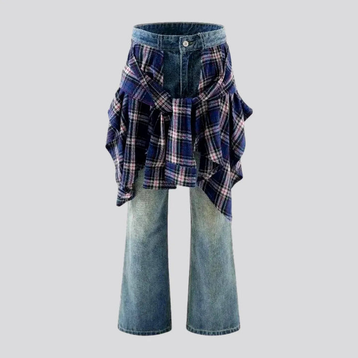 Checkered Street Fashion Jeans for Men | Jeans4you.shop