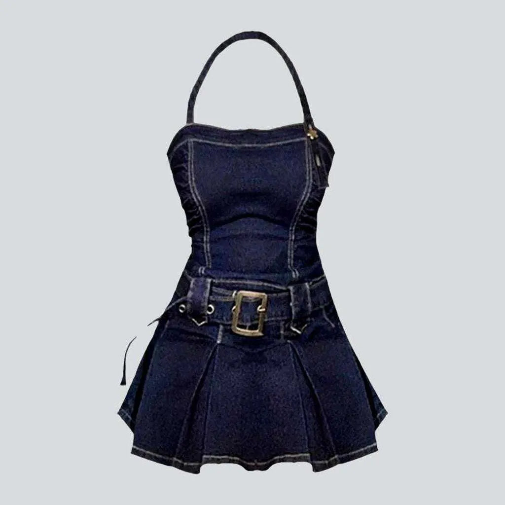 Classic denim skater dress | Jeans4you.shop